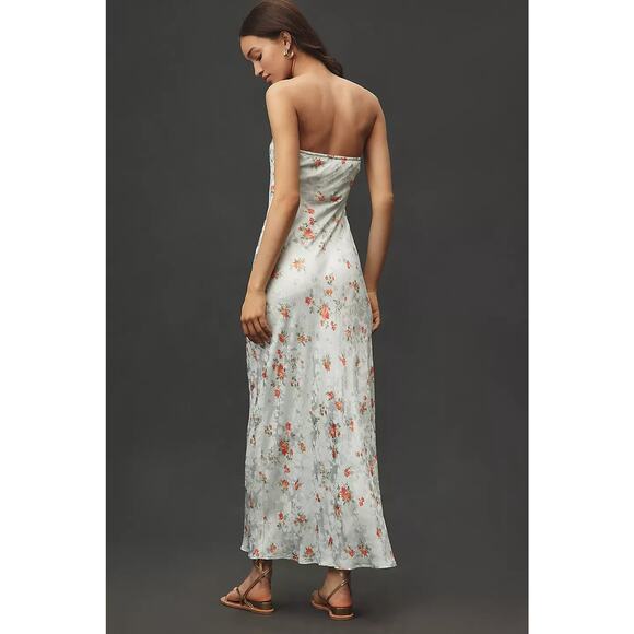 NWD By Anthropologie The Tilda Slip Maxi Dress Printed Edition Sz XL Slate 8C506 - Picture 3 of 13